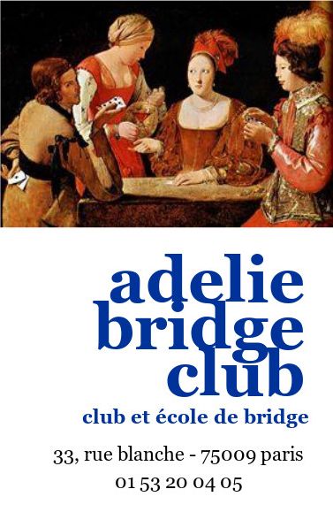 adelie bridge club, club et école de bridge (01 53 20 04 05)